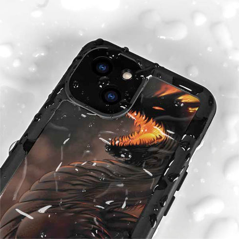 LA Williams Belial Dragon by LA Williams iPhone 15 Plus Waterproof Case